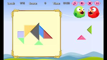 Game Tangram Bird 
