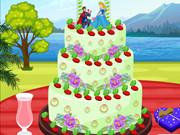 Princess Summer Wedding Cake