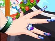 Glitter Nails For Xmas