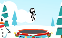 Trampoline Stickman