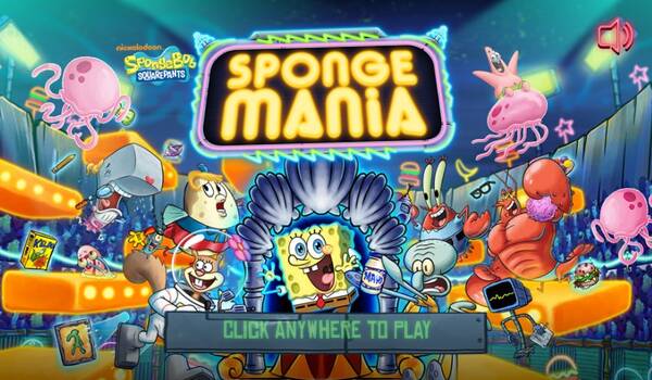 spongebob party panic online game