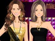 Miley Cyrus And Her Fan Dress Up