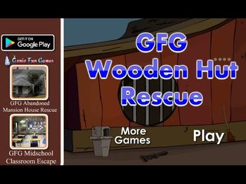 GFG Wooden Hut Rescue Walkthrough [GenieFunGames] 