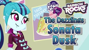 My Little Pony Rainbow Rocks The Dazzlings Sonata Dusk Dress Up Game 