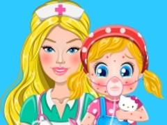 Barbie: Let's Baby-Sit Baby Krissy (Gameplay) 