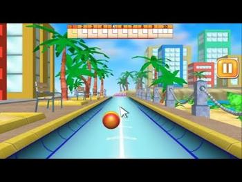 Beach bowling 3d game score 88 