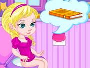 Baby Elsa's Potty Train