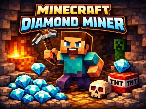 Minecraft Diamond Miner Game - Play Minecraft Diamond Miner Online for ...
