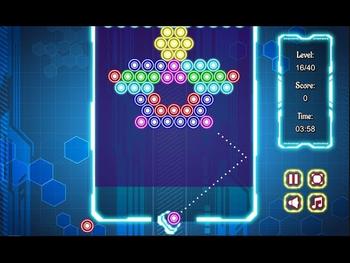 Game Neon Bubble 