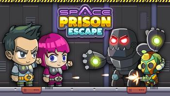 Space Prison Escape Walkthrough - (2 Player Platform Puzzle Game) 