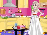 Princess Elsa Kitchen Cleaning
