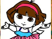 Dora Coloring Page