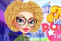 Nerd vs Popular Fashion Dolls