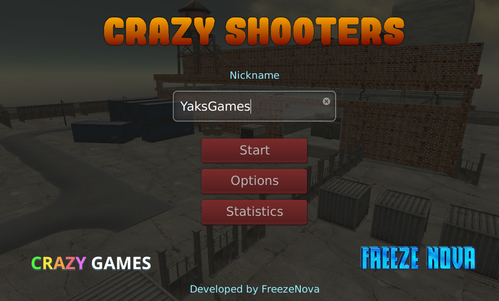 Crazy Shooters, the game where only the sanest will survive