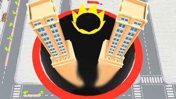 I Became A Giant Hole And Swallowed A City in Hole.io 