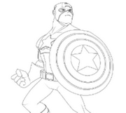 Captain America Coloring