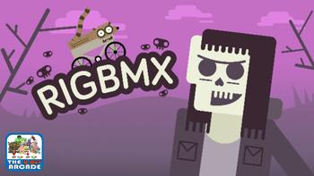 Regular Show: RigBMX - Rigby Has Been Turned Into A Bike! (Cartoon Network Games) 