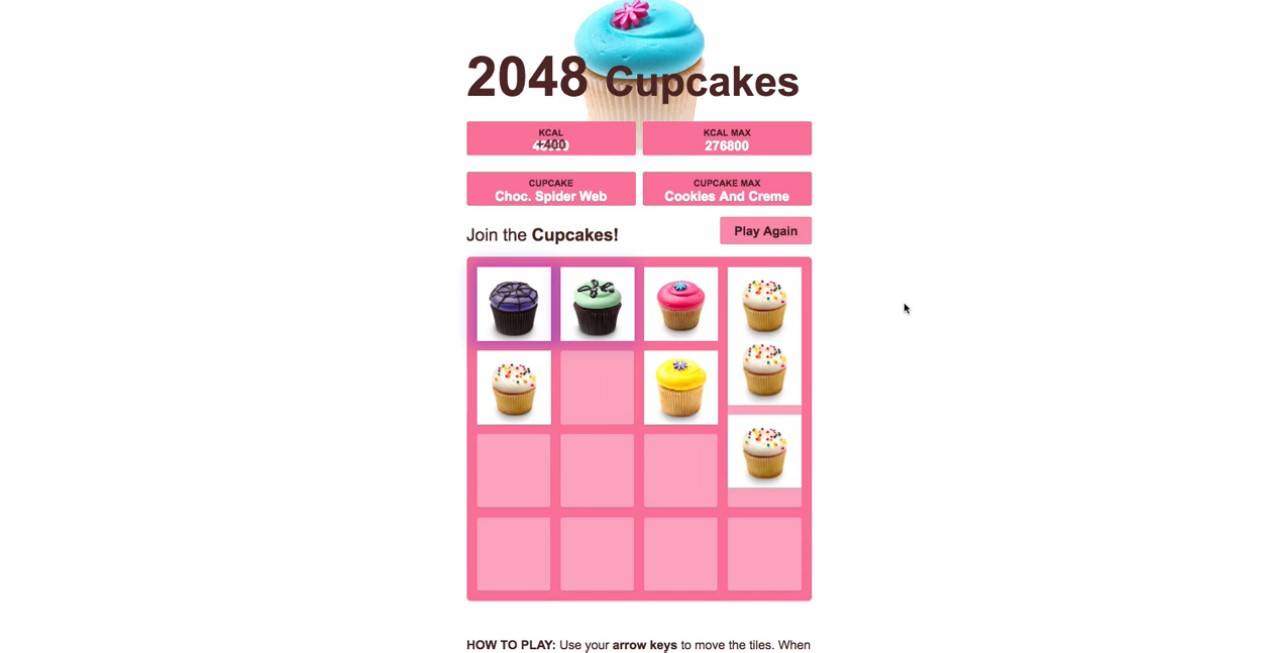 2048 Cupcakes  2048 Online Game