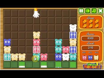 Game Match 3 Rabbits 