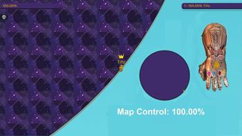 Paper.io 2 Map Control: 100.00% [Battle] 