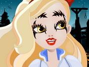 Apple White Halloween Makeup