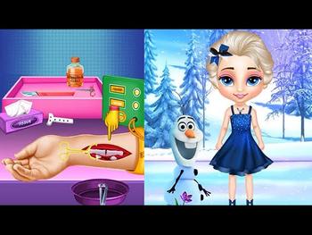 Baby Elsa Arm Surgery - Baby Elsa Games - Kids Game Videos By Baby Games Videos 