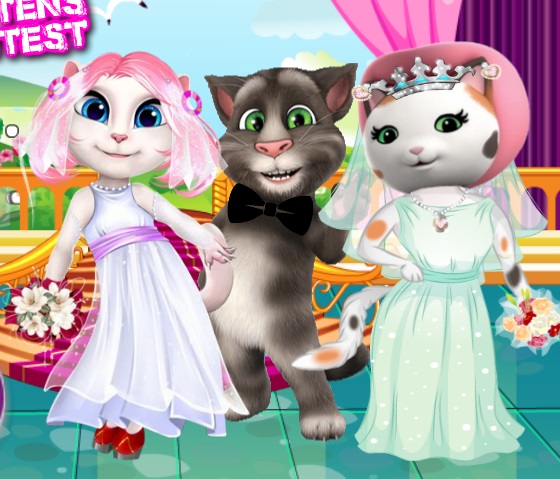 White Kittens Bride Contest Game - Play White Kittens Bride Contest ...