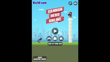 Cannon Hero Online - Game Walkthrough  Kiz10.com 