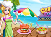 Cooking Foods In Outdoor Kitchen