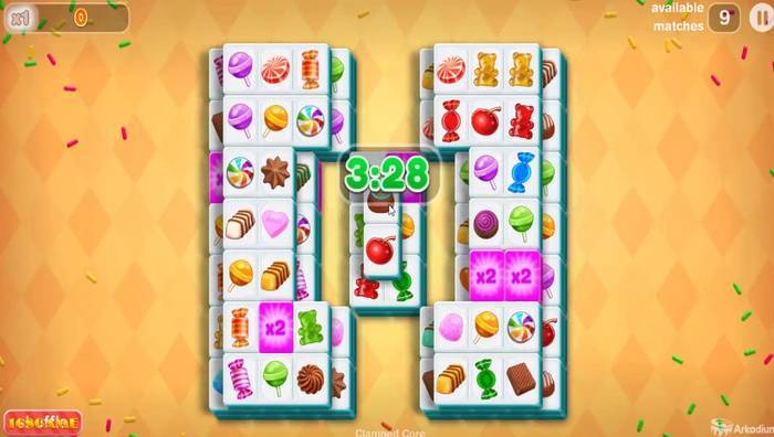 Mahjongg Candy - Jogo Grátis Online