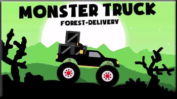 Monster Truck Forest Delivery Full Game Walkthrough (All Levels) 