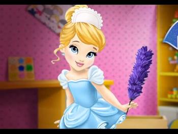 Baby Cinderella House Cleaning: Clean Up Games - Baby Cinderella House Cleaning! Kids Play Palace 