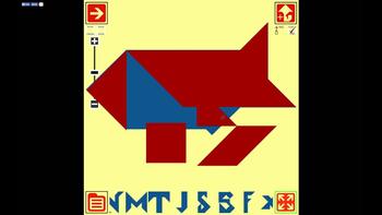 MegaTangram: online tangram puzzle game 