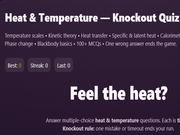 Physics: Heat Temperatuie Quiz