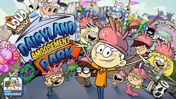 The Loud House: Dairyland Amoosement Park - Fun with Lincoln and his Sisters (Nickelodeon Games) 