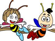 Maja The Bee Coloring