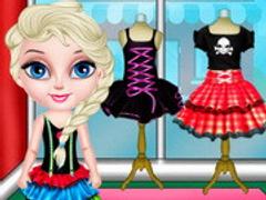 Baby Elsa Shopping For Holiday