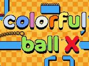 Colorful ball X