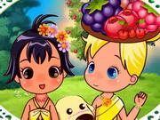 Cute Tropical Sisters