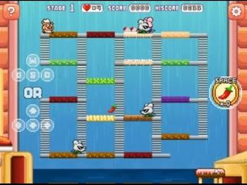 Chu choo cake evade and collecting game level1 and level2 complete score 284 