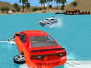 Water Slide Car Race Water Surfing Stunts