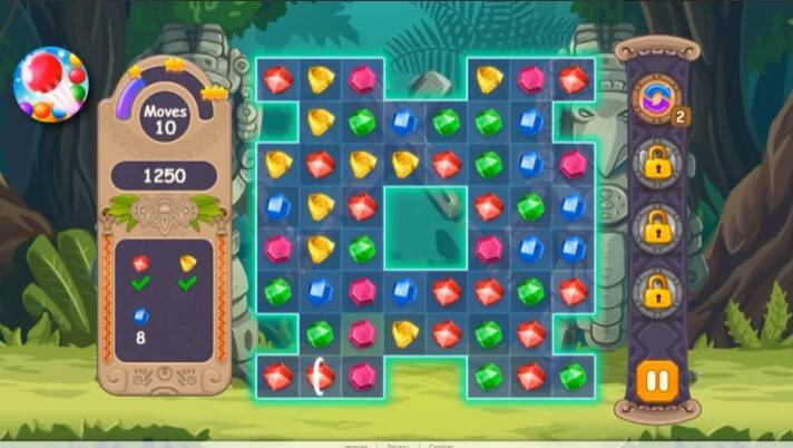 Jogo Jewels Blitz 3 online. Jogar gratis