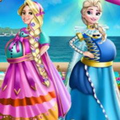 Elsa And Rapunzel Pregnant Costumes