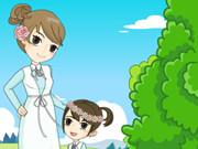 Mother And Daughter Picnic