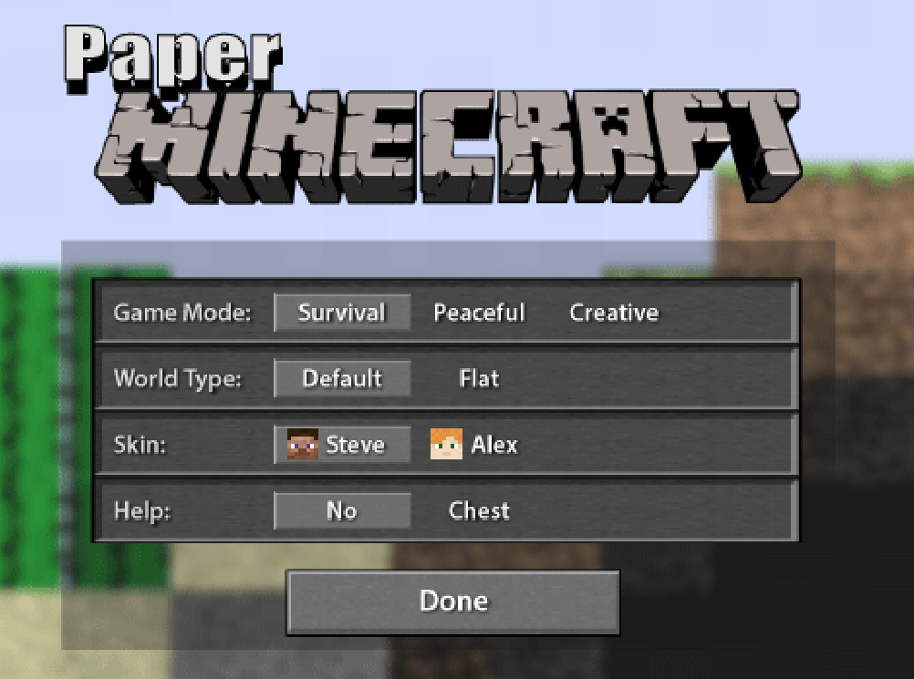 Play Paper Minecraft Online for Free on PC & Mobile