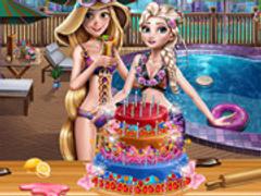 Girls Summer Delicious Cake