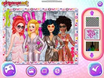 Girls Disco Fever Dress Up Game 