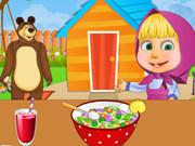 Masha Cooking Russian Garden Salad