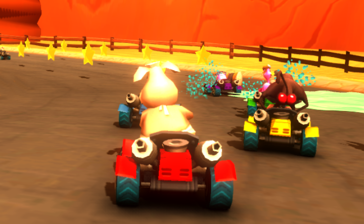 2 player games go kart go turbo