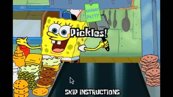 spongebob flip or flop game nickelodeon